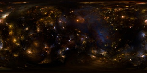 Naklejka premium HDR Space Sky Map for Virtual Reality and CGI