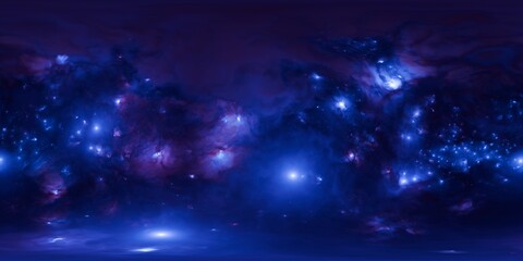 Fototapeta premium Galactic Sci-Fi HDRi – Ultra-Sharp Space Illumination