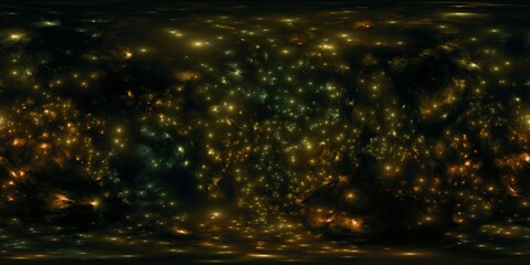 Naklejka premium High Dynamic Range Celestial Map for 3D Lighting