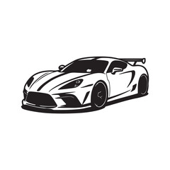 Fototapeta premium Sleek Sports Car Transportation