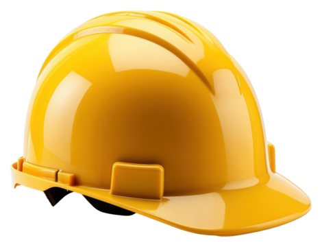 PNG Construction hard hat hardhat helmet yellow.