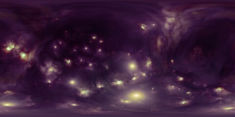 Infinite Universe HDRi – Glowing Deep Space Sky