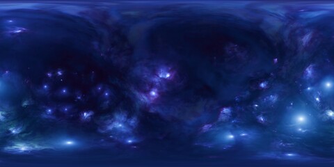 HDRI Nebula Sky Map for Image-Based Lighting