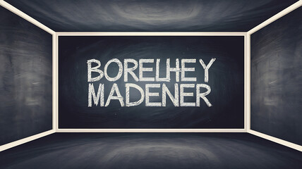 Chalkboard with white text, inspiring and motivational message, perfect for education and learning. 
