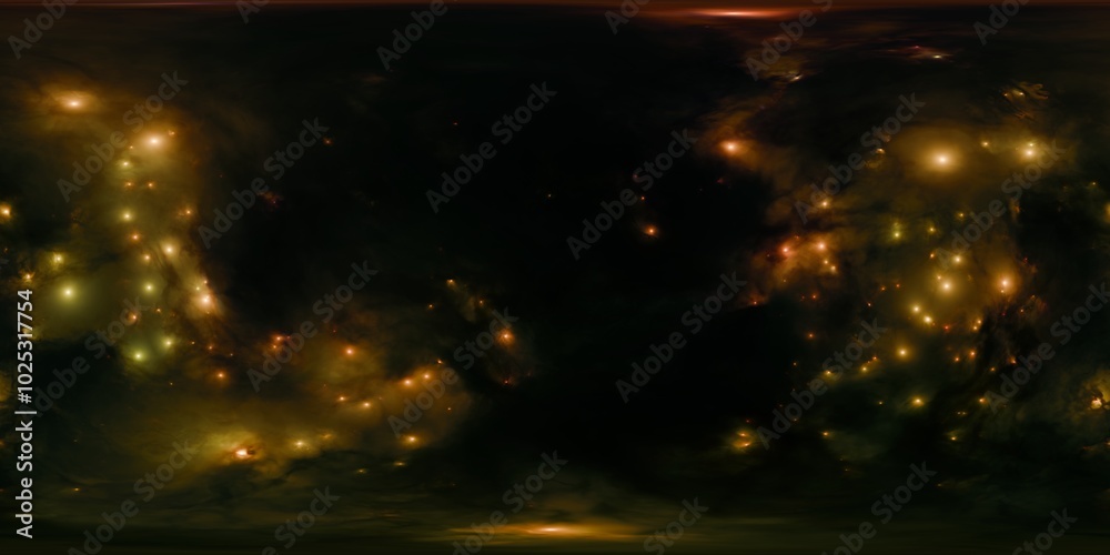 Canvas Prints 360-degree hdr space map for stunning 3d renderings