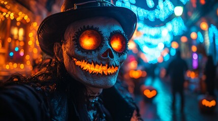 Day of the Dead makeup for man	