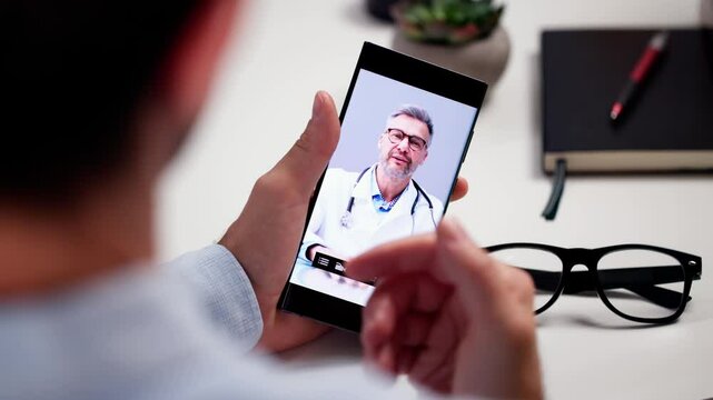 Doctor Video Doctor On Phone
