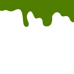 Obraz premium Flat style mactha cream melts