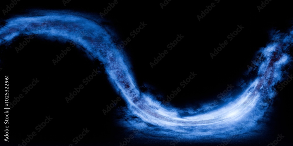 Wall mural hyper-realistic hdri 12k space panorama with galaxy nebula and stars - seamless skybox for 360° 3d e