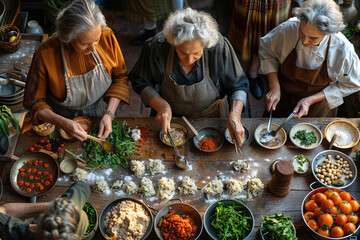 Seniors Take Traditional Cooking Class in Italy
