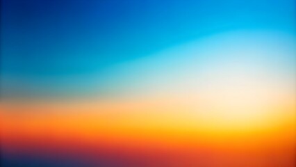 vibrant orange to blue color gradient background