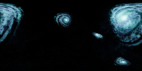 High Dynamic Range Galaxy Panorama for VR