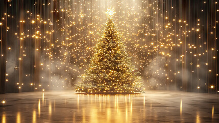 Elegant Twinkling Luxury Christmas Tree