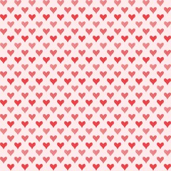 pattern with hearts. Valentine’s Day 