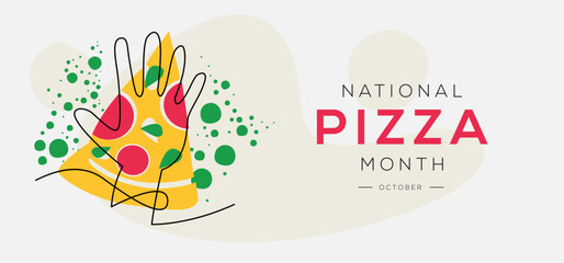 National Pizza Month, held on October.