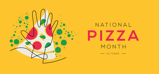 National Pizza Month, held on October.