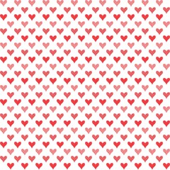 pattern with hearts. Valentine’s Day 