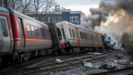 Train Derailment in Small Town