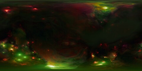 High Dynamic Range 3D Texture for Cosmic Scenes