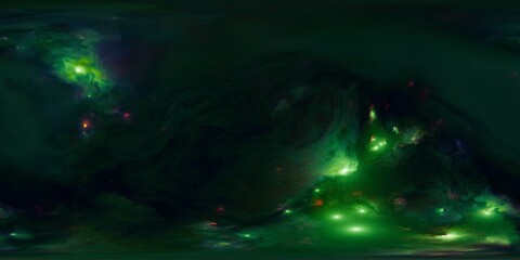 HDR Galaxy Image-Based Lighting Map for Realistic 3D Scenes