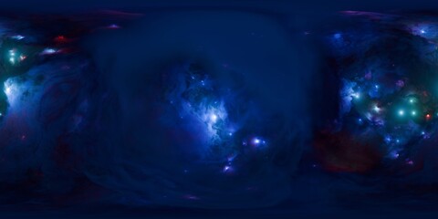 HDR Galaxy Environmental Map for Photorealistic Lighting