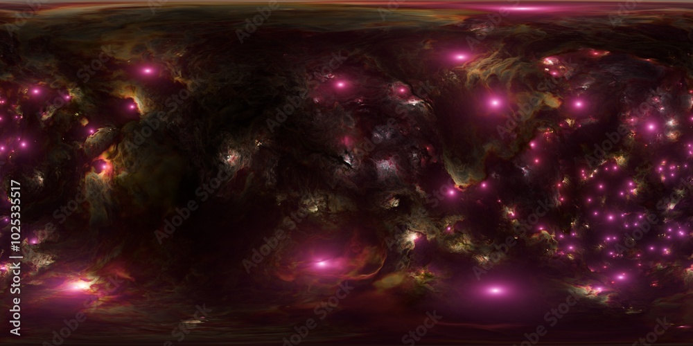 Wall mural stunning space hdr map for lighting and visualizations