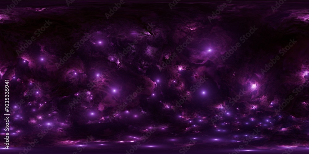 Wall mural hdr panoramic texture for realistic space environments