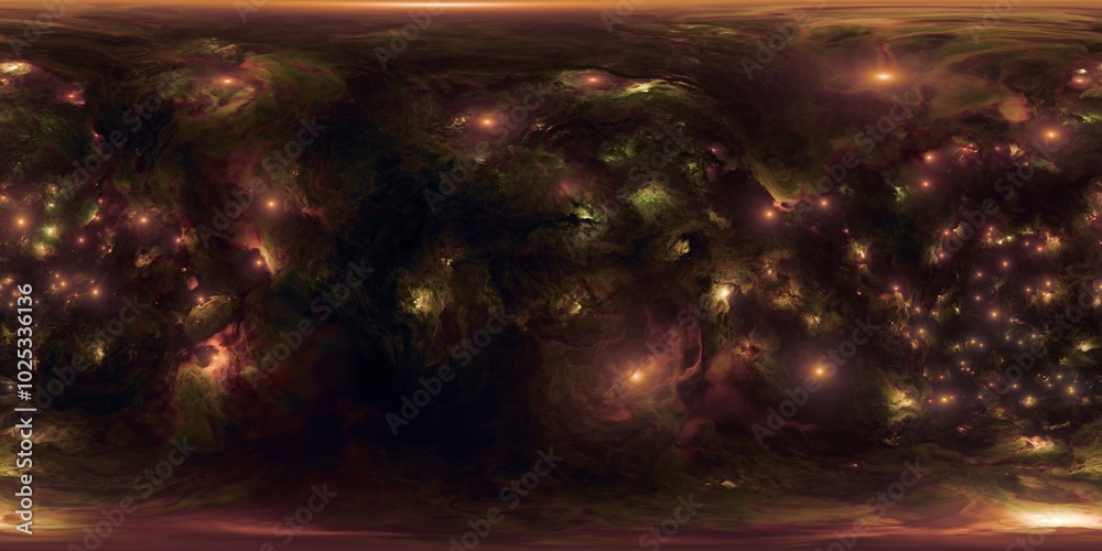 Canvas Prints deep space 360-degree environmental map for 3d scenes