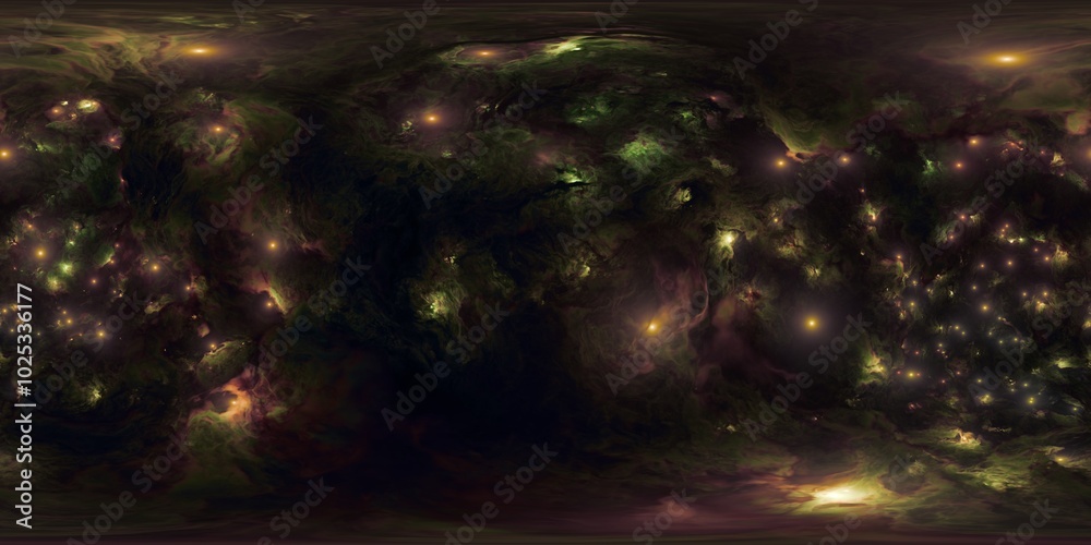 Canvas Prints hdr space lighting texture for 3d galaxy visualization