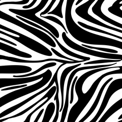 Big Zebra Pattern with White Background