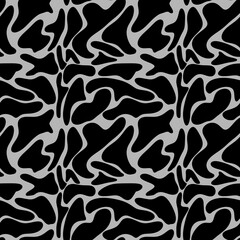 Small Cow Pattern with Gray Background
