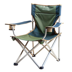 Green foldable camping chair