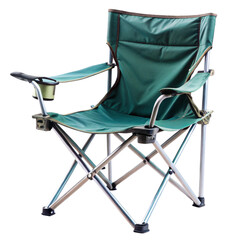 Green foldable camping chair