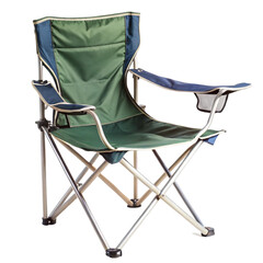 Green foldable camping chair