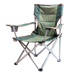 Green foldable camping chair