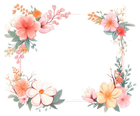 Naklejka premium PNG Spring blossom pattern flower plant.