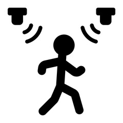 People with Motion Sensor icon