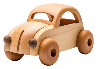 PNG Wooden toys car white background vehicle.