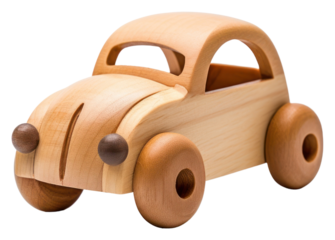 PNG Wooden toys car white background vehicle.