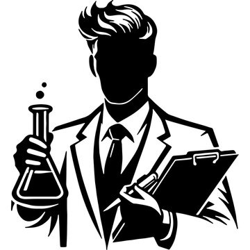 recommend clip art:  Scientist , Lab Researcher Silhouette, Chemistry Teacher, Science Lab Clipart, Laboratory Tools, STEM Education, Chemist