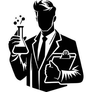 recommend clip art:  Scientist , Lab Researcher Silhouette, Chemistry Teacher, Science Lab Clipart, Laboratory Tools, STEM Education, Chemist