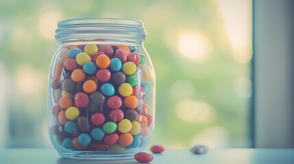 a jar of candy