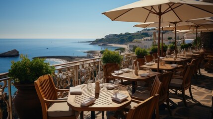 Outdoor Restaurant with Ocean View