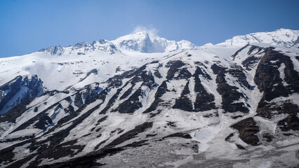 The landscape on the way to Annapurna Base Camp in Nepal
