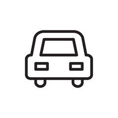 car icon Vector set outline