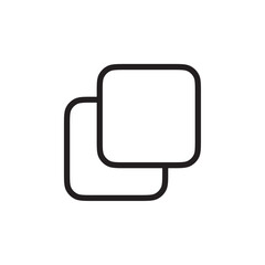 Fototapeta premium Copy icon Vector set outline