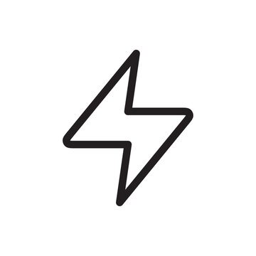 recommend clip art: Lightening bolt Vector set outline