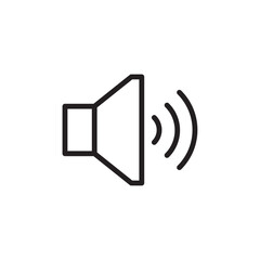 Volume icon Vector set outline