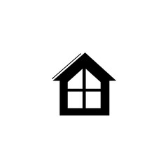 simple roof design logo