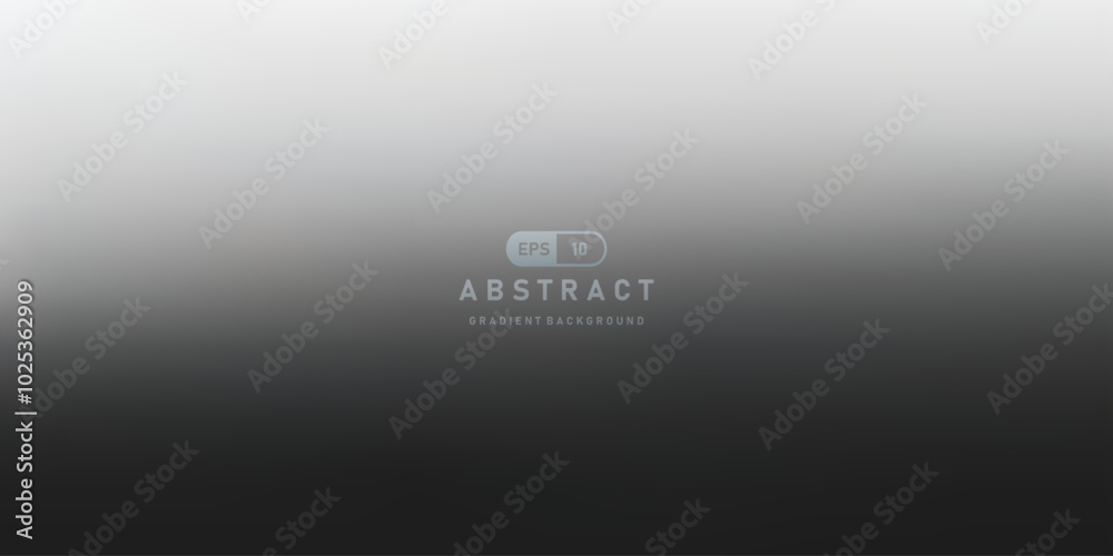 Poster black and white abstract gradient vector background